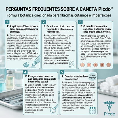 💖💖 𝐏i𝐜𝐝o® Eliminador de Marcas e Manchas em 7 Dias (Roll-on Sem Dor e Sem Cicatrizes)